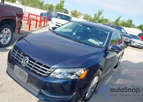 2012 Volkswagen Passat 2.5L Sel from USA, damaged, VIN 1VWCH7A35CC072352